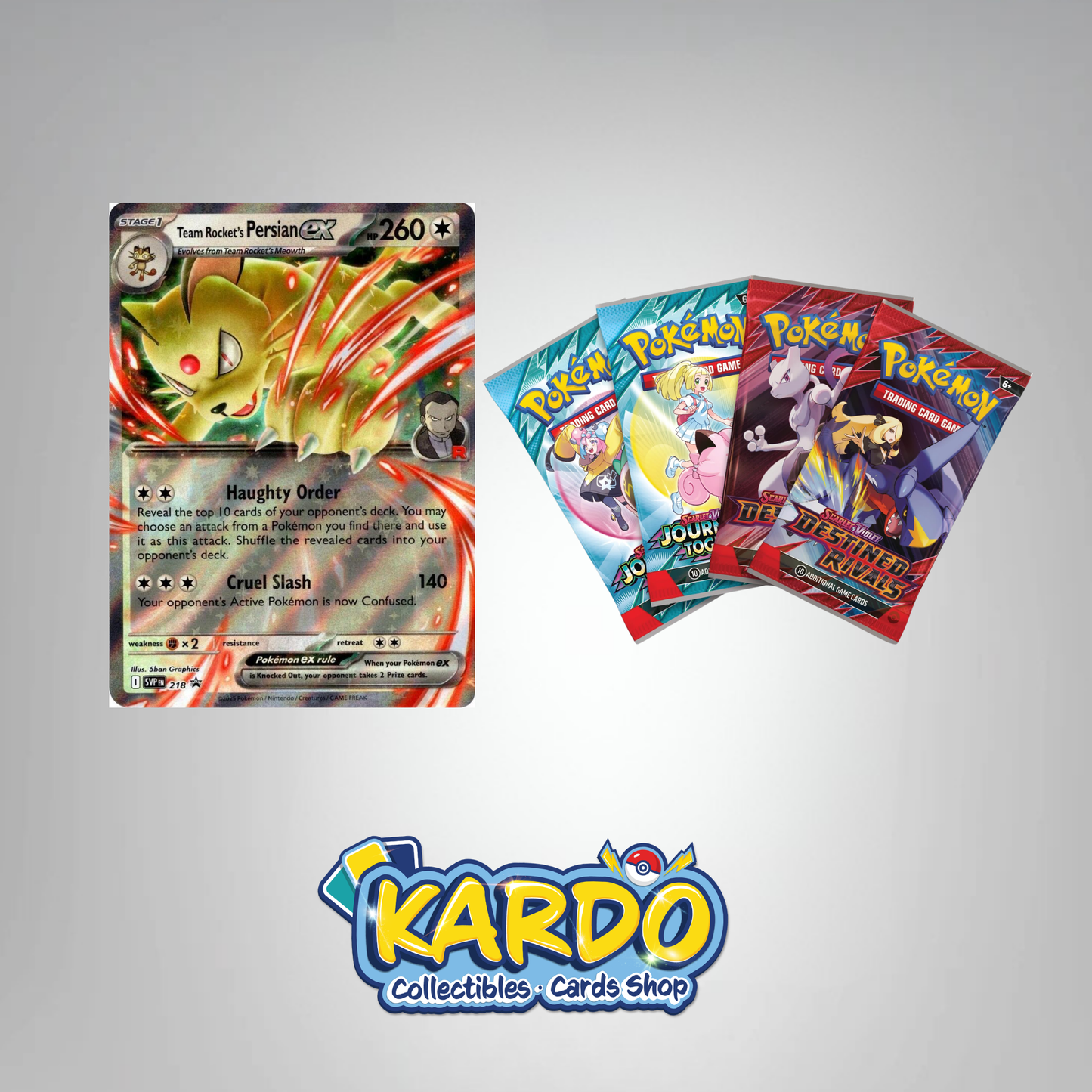 Team Rocket's Persian ex Tin