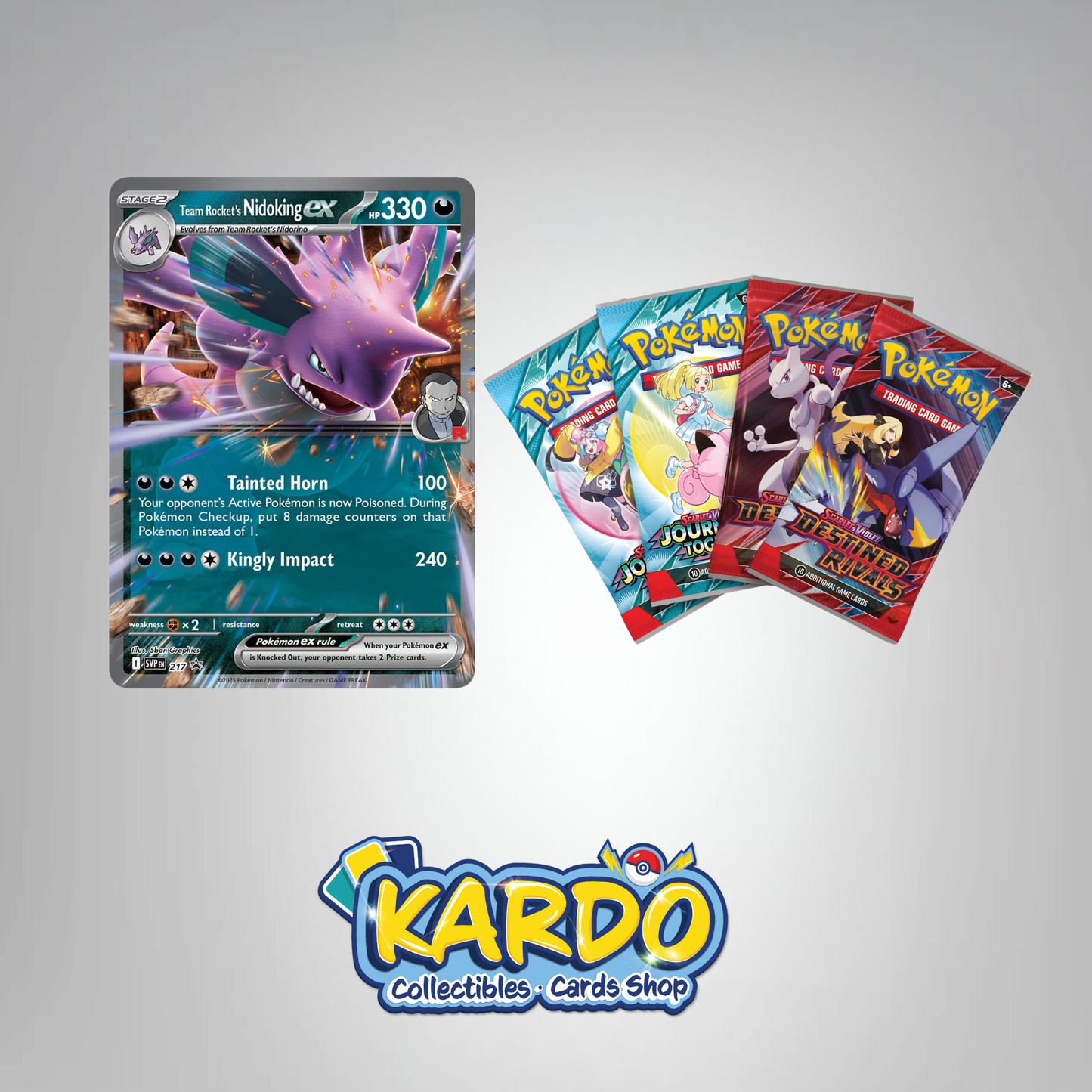 Team Rocket's Nidoking ex Tin