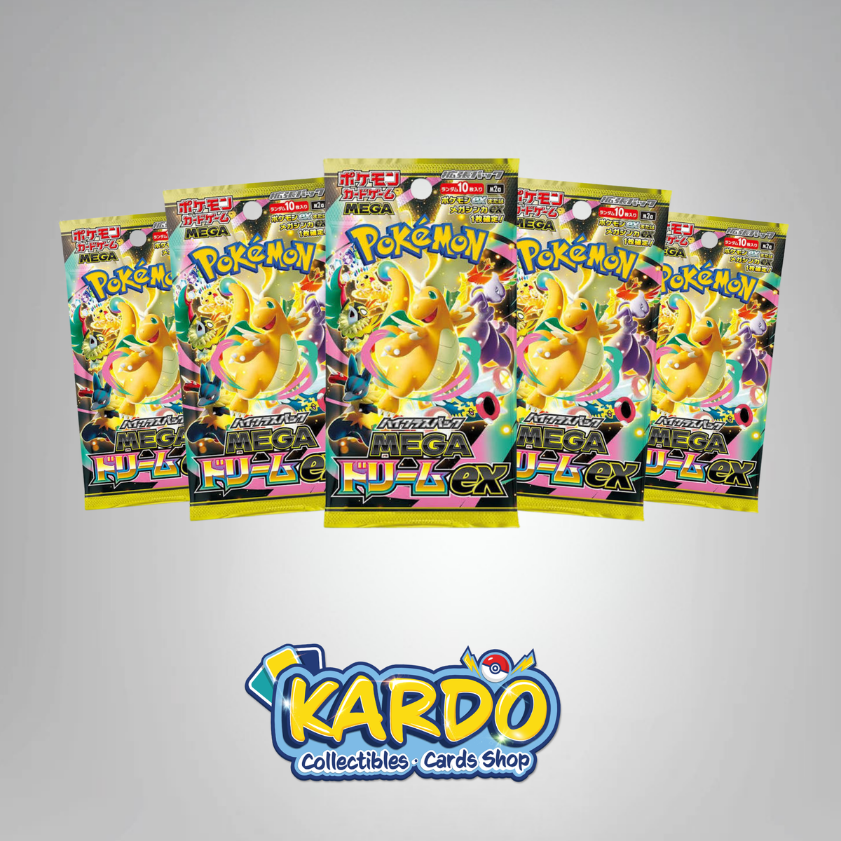 Mega Dream EX JP Booster Pack x 5