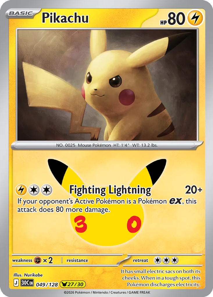 Pikachu 049/128