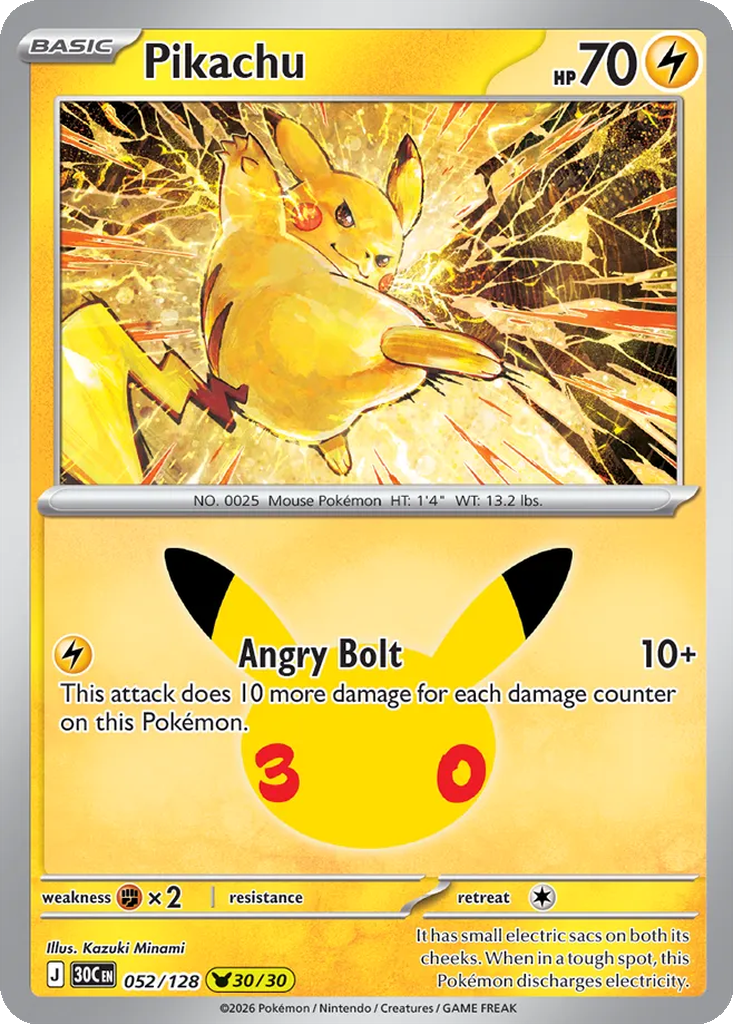Pikachu 052/128