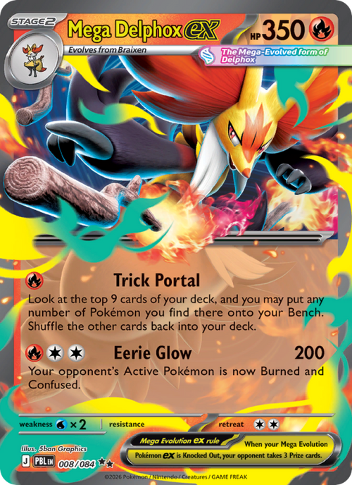 Mega Delphox ex 008/084
