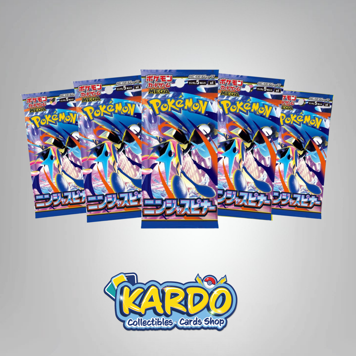 Ninja Spinner JP Booster Pack x5