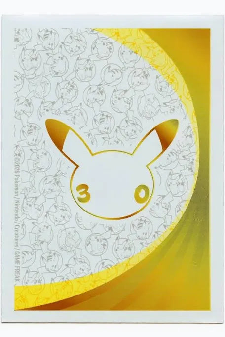 Pokémon 30th Celebration Card Sleeves (65 Sleeves)