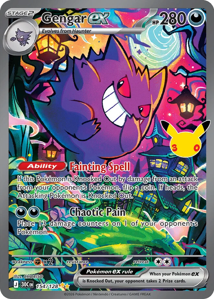 Gengar ex 154/128