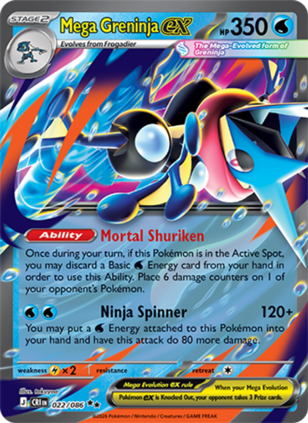 Mega Greninja ex 022/086