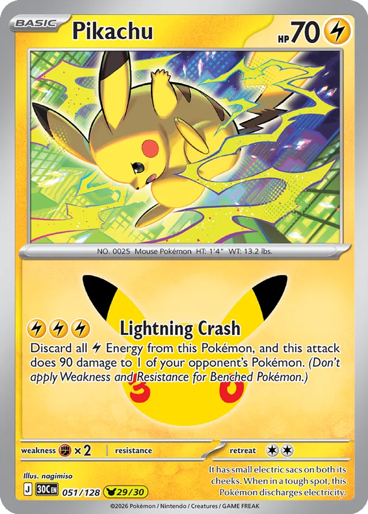 Pikachu 051/128